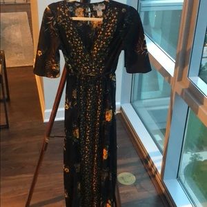 Band of Gypsies Floral Maxi Dress